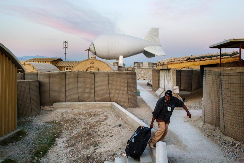 Afghanistan contractor aerostat