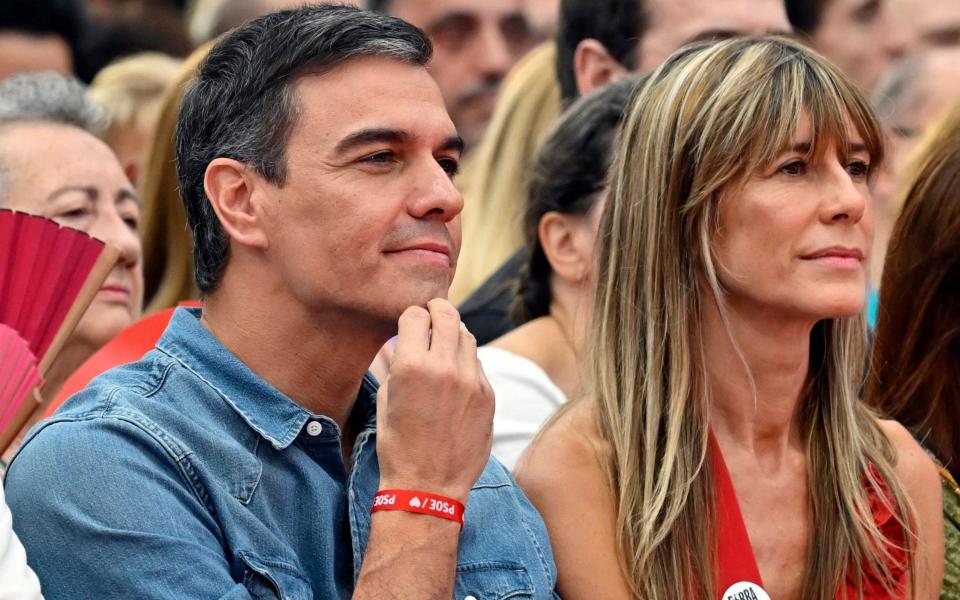 Begona Gómez and her husband the Spanish prime minster Pedro Sanchez