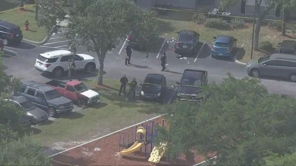 Sanford police are investigating reports of a shooting at an apartment complex Wednesday afternoon.