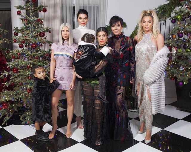 33) Half the Kardashian-Jenner squad, December 2017