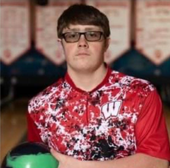 Derek Johnson, Waverly bowling.