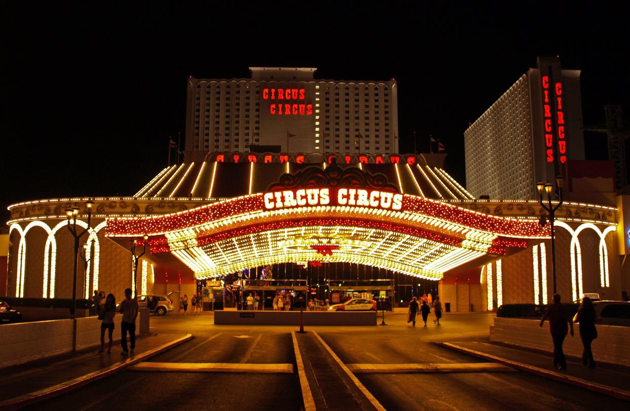 Circus Circus, hotel and casino located in Las Vegas.