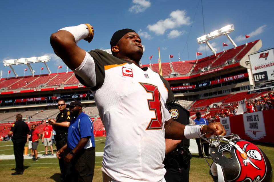 The lawyer who once squared off with Tampa Bay quarterback Jameis Winston has reemerged in a case involving an alleged groping incident in an Uber ride. (Getty Images) 