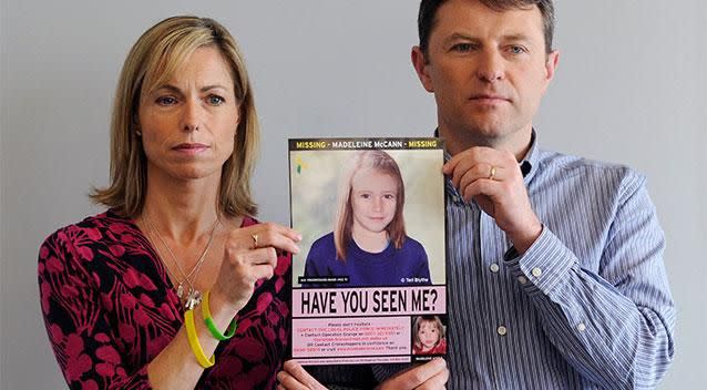 Parents Kate and Gerry McCann have vowed to never stop searching for their daughter. Photo: AAP