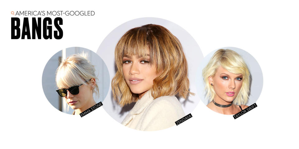 The Most Googled Bangs