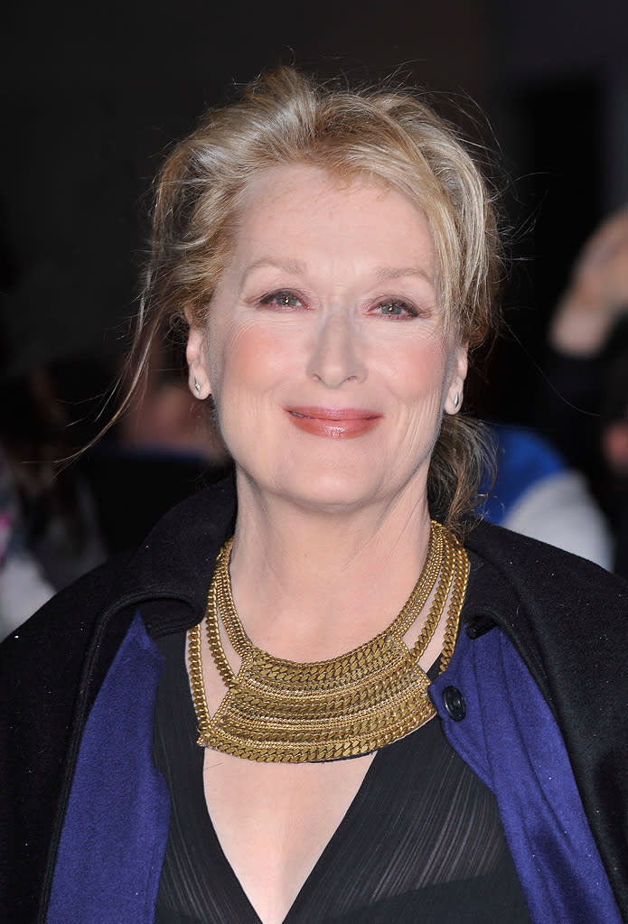 The Iron Lady 2012 London Premiere Meryl Streep