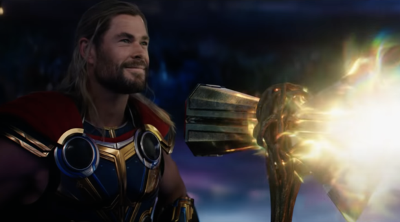 Chris Hemsworth as Thor in Thor: Love and Thunder (2022)