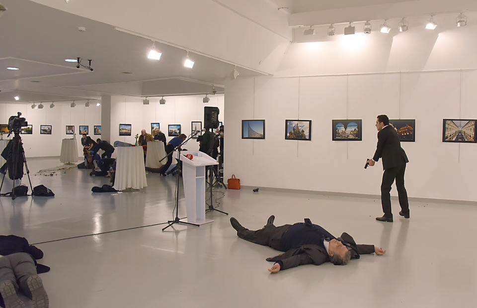 Russian ambassador to Turkey Andrey Karlov assassinated in Ankara