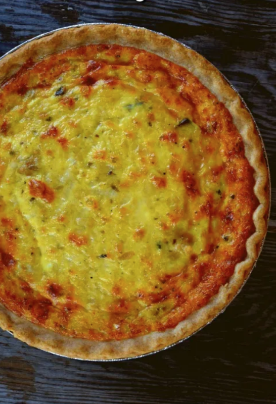 <p>These Old Cookbooks</p><p>Salmon quiche is a new version of a classic quiche using canned salmon, mozzarella cheese, eggs and heavy cream. It's fancy enough for a party, yet down to earth and quick to prepare.</p><p><strong>Get the recipe: <a href="https://www.theseoldcookbooks.com/salmon-quiche/" rel="nofollow noopener" target="_blank" data-ylk="slk:Salmon Quiche;elm:context_link;itc:0;sec:content-canvas" class="link ">Salmon Quiche</a></strong></p>