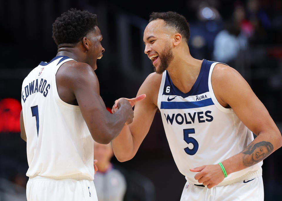 Anthony Edwards與Kyle Anderson新賽季將互換號碼。（NBA Photo by Kevin C. Cox/Getty Image）