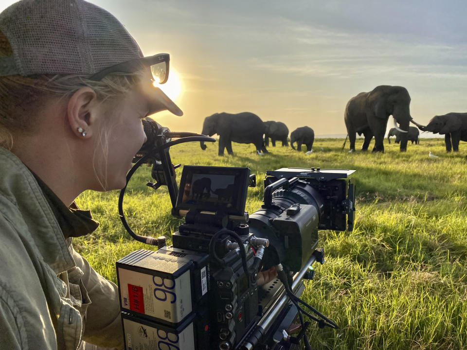 'Queens' Cinematographer and mentee Erin Ranney films elephants in Africa.