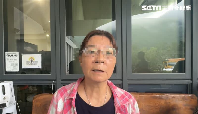 姑姑表示阿嬤從高雄到花蓮等待奇蹟，眼淚從未停過，仍期盼孫兒們仍躲在某處的石縫中。（圖／翻攝畫面）