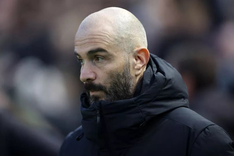 Enzo Maresca during Leicester City's 1-0 defeat to Plymouth