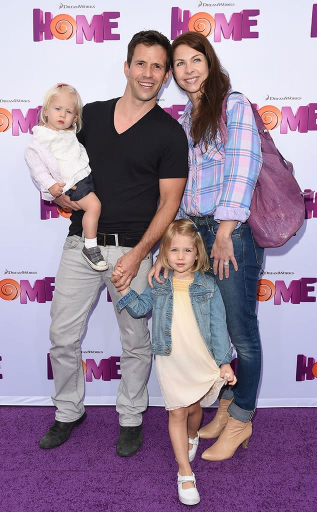 Christian Oliver, Wife, Jessica Klepser, Daughters, Home Movie Premiere, 2015