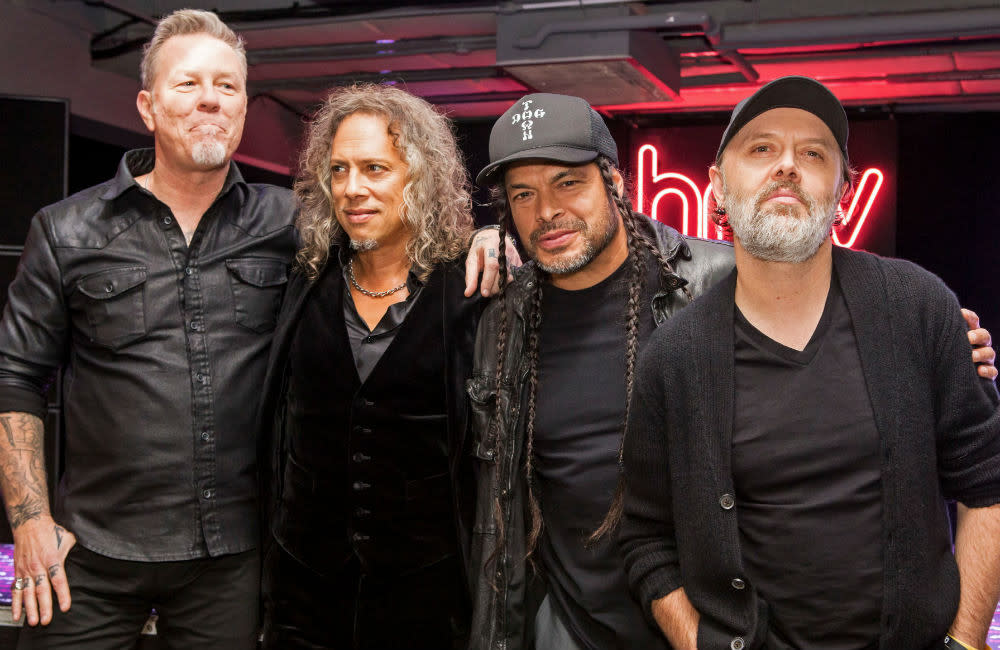 Metallica don't 'concern' themselves with who came up with what part in the creative process credit:Bang Showbiz