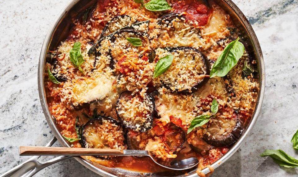 Skillet Eggplant Parm