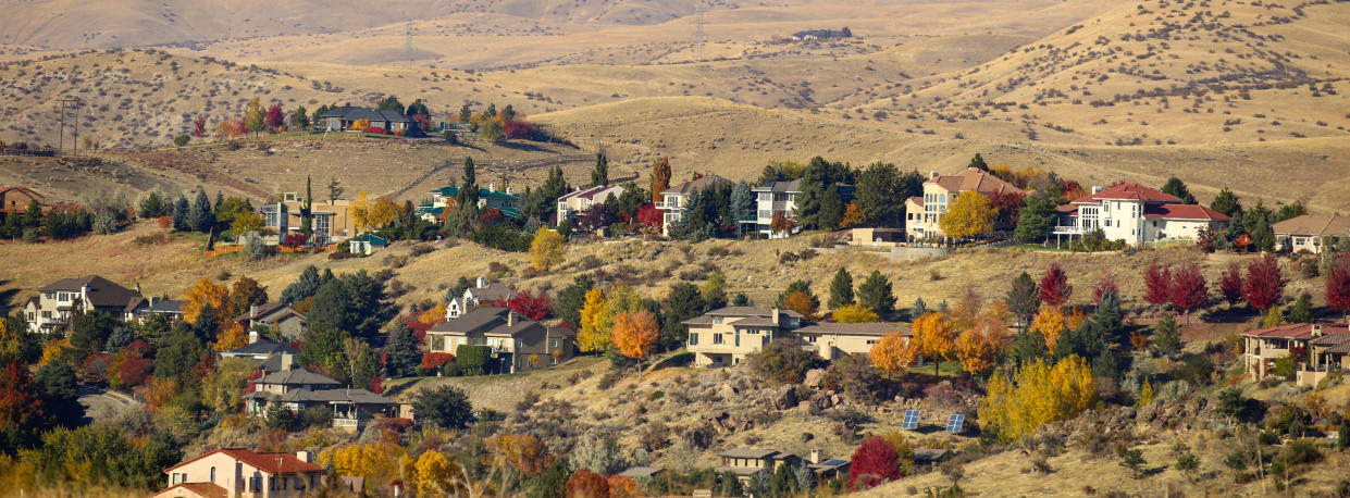 Foothills neighborhood in North Boise, Idaho