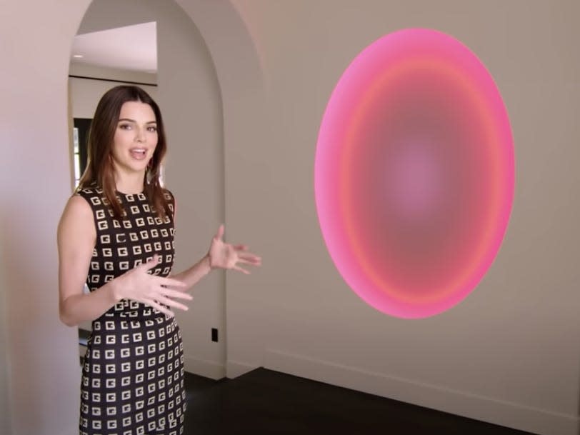 Kendall Jenner's James Turrell art piece