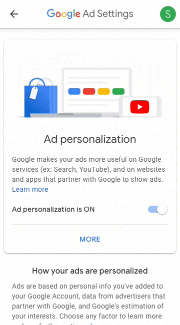 More images and simple sentences come to Google's Ad Settings.