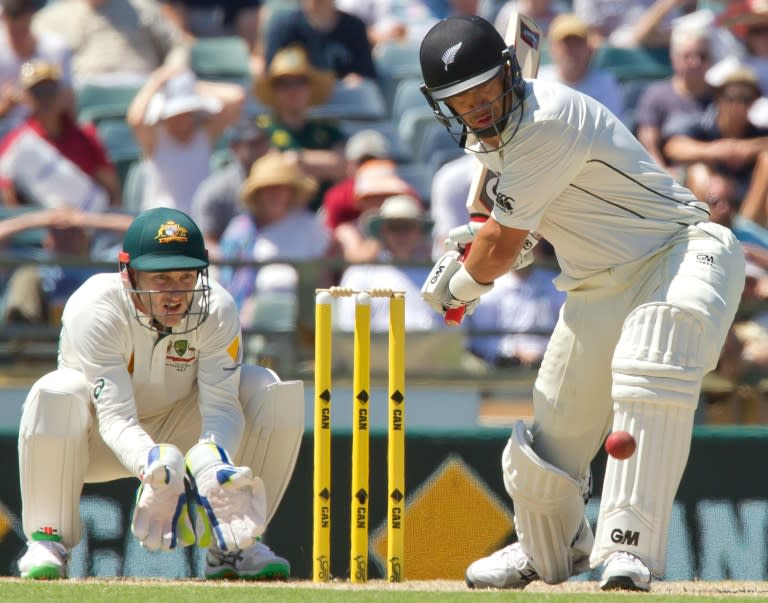 New Zealand's Ross Taylor scored 290 in the second Test against Australia in Perth