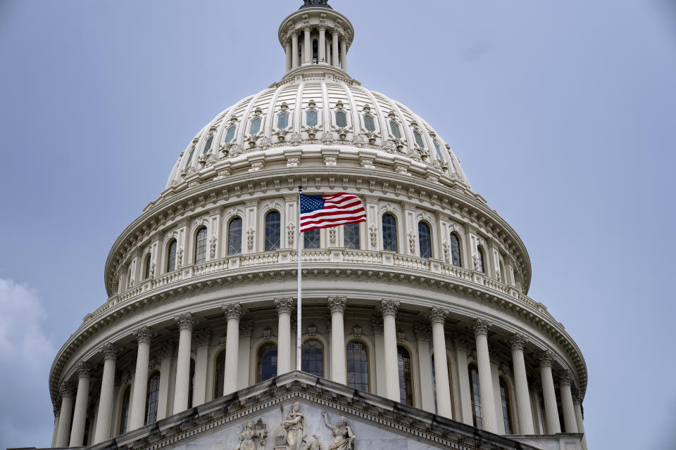 The Capitol is seen in Washington, Tuesday, June 27, 2023. Congress has adjourned for a two-week recess during the Independence Day observance. (AP Photo/J. Scott Applewhite)