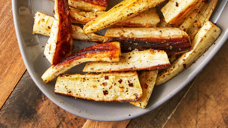 roasted parsnips