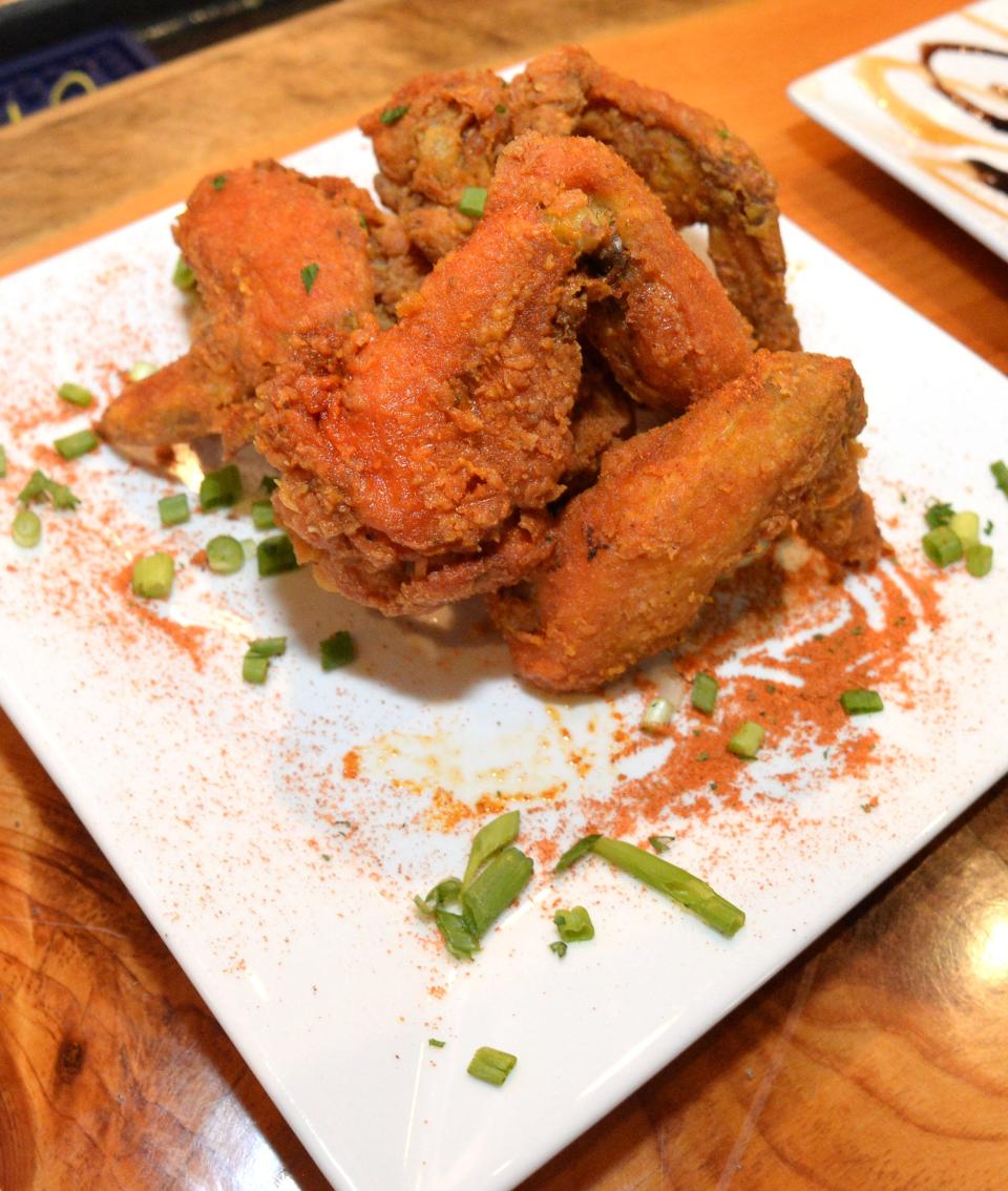 Chicken wings are on the menu at Southern Comfort Bar and Grill, 320 West Center St. in West Bridgewater, on Tuesday, Aug. 31, 2021.