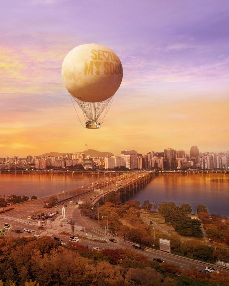 韓國旅遊｜首爾推出「首爾之月」熱氣球體驗！人均$148起 150米高空俯瞰漢江日夜美景 即睇推出日期及詳情