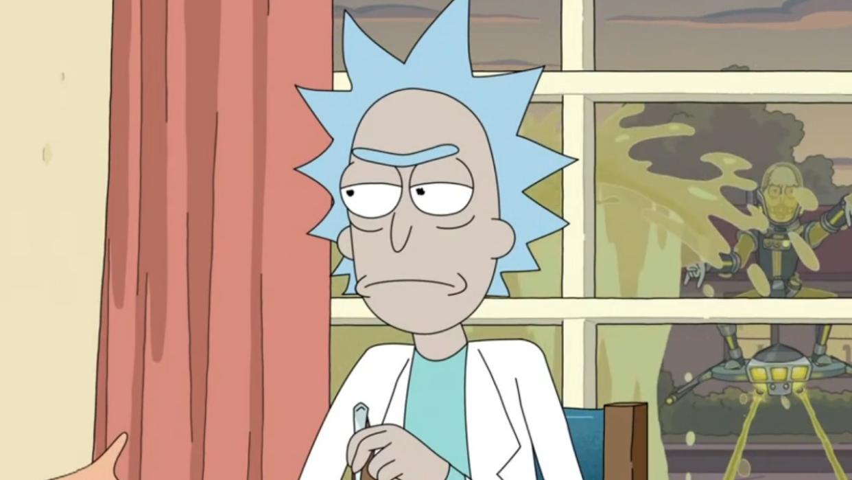  Rick Sanchez in Rick and Morty on Adult Swim 