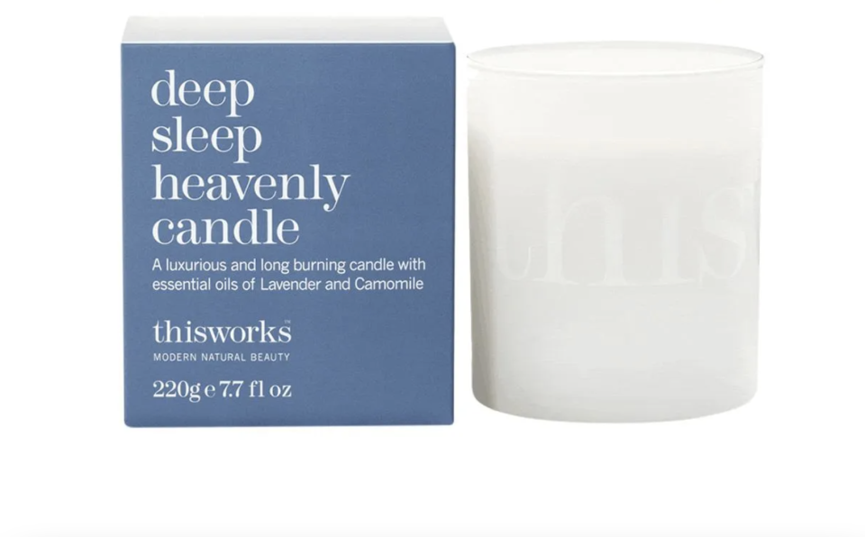 A photo of This Works Deep Sleep Heavenly Candle.