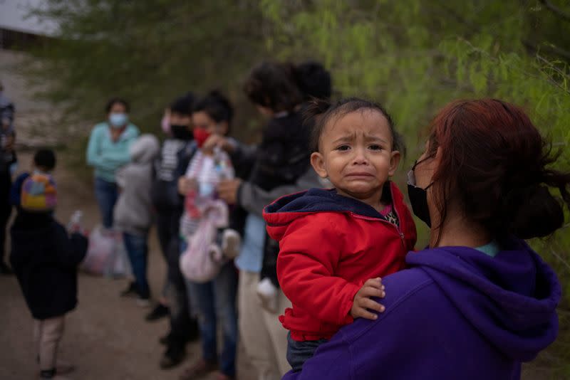 FILE PHOTO: Asylum seeking children in Penitas, Texas