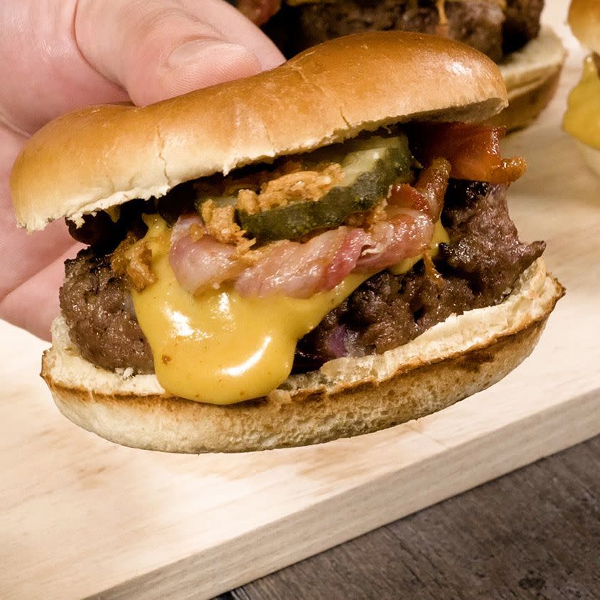 Wendy's Inspired Pretzel Burger