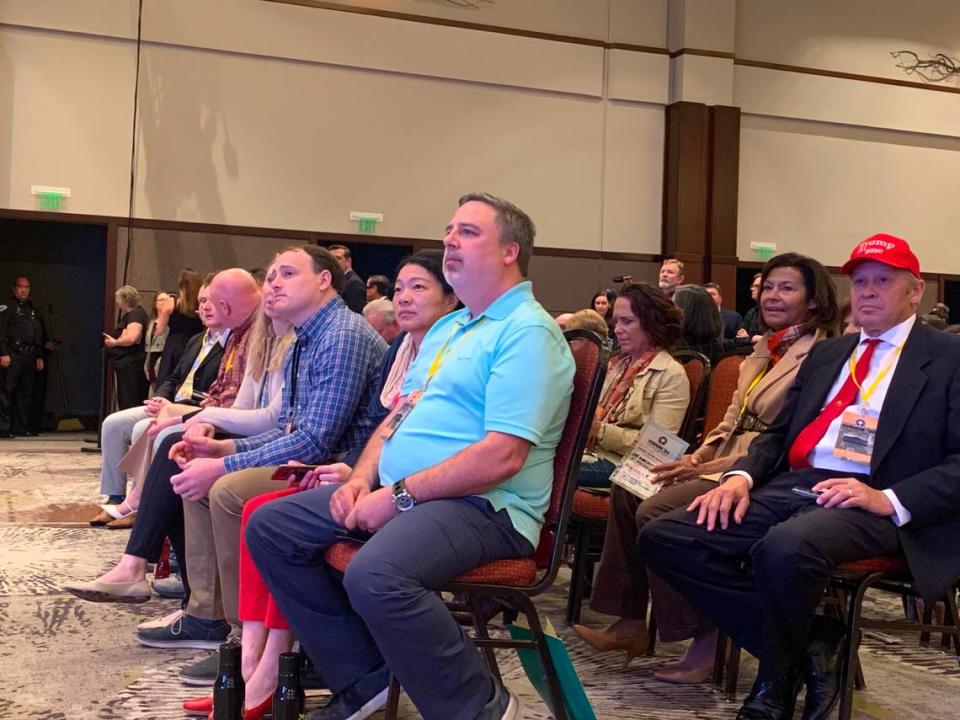 About 450 people attended the Vision ’24 conference hosted by the Palmetto Family Council. The forum featured declared candidates for president and potential candidates.