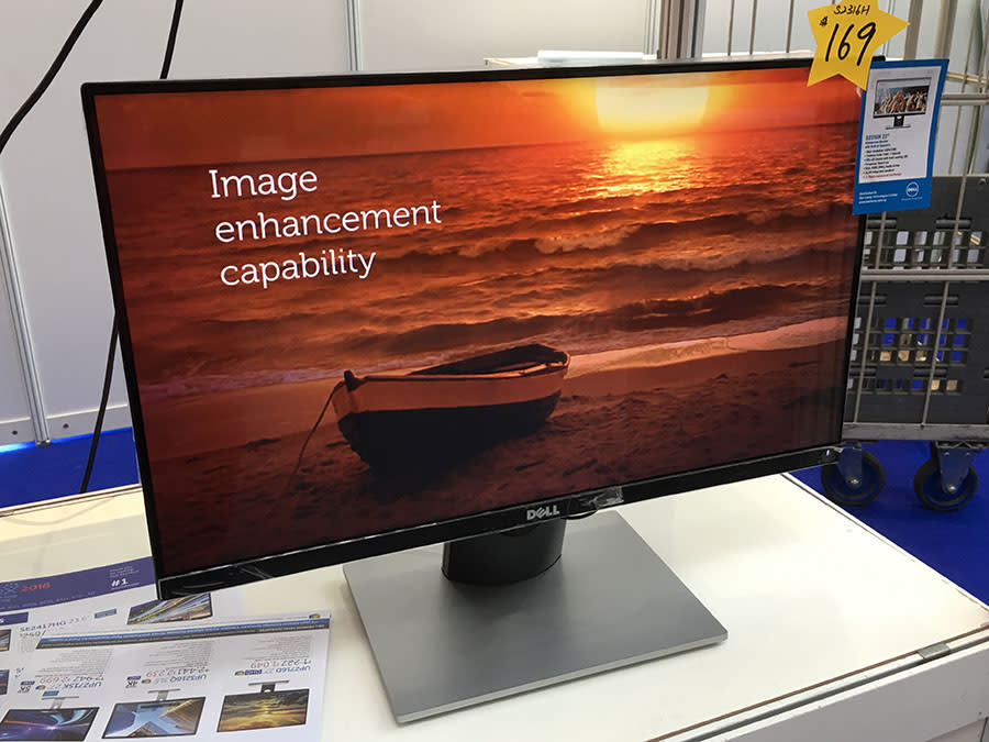 The Dell S2316H is a very affordable 23-inch 1080p monitor. It uses an IPS panel, sports integrated speakers, and supports HDMI and VGA connectivity. All for just $169 at Comex.
