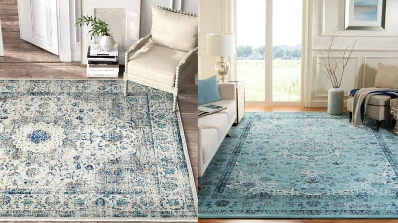 Credit:                      Wayfair                                             This rug will bring any room together.