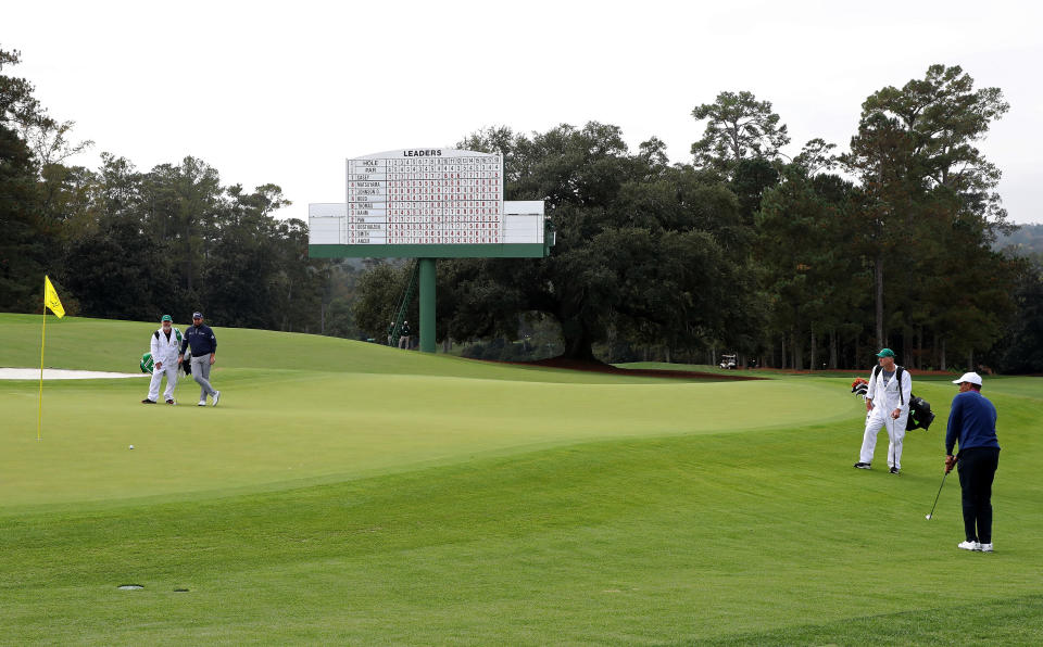 It's a quiet Masters thus far in 2020. (Photo by Jamie Squire/Getty Images)
