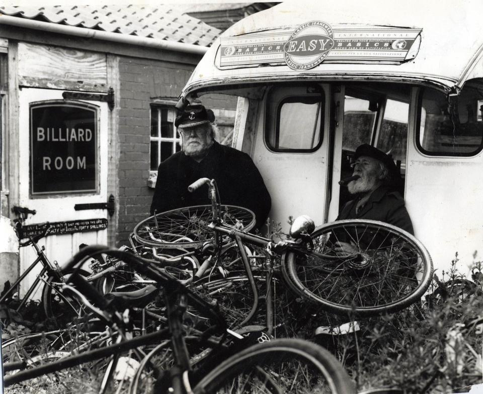 Douglas Gray (left) at home with brother Tony