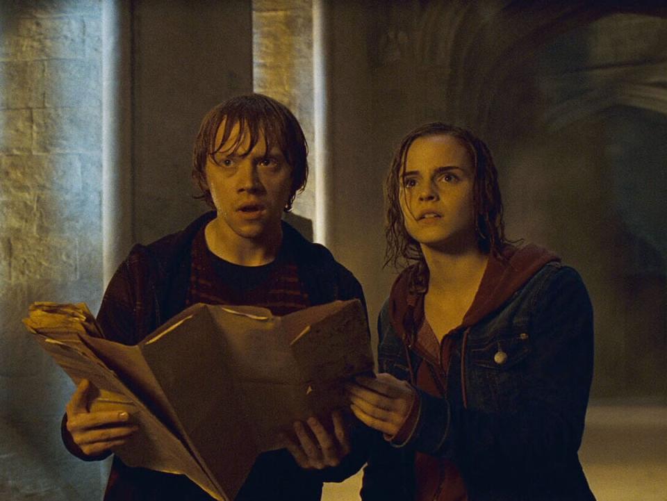 Rupert Grint and Emma Watson in ‘Harry Potter and the Deathly Hallows Part 2' (Warner Bros)