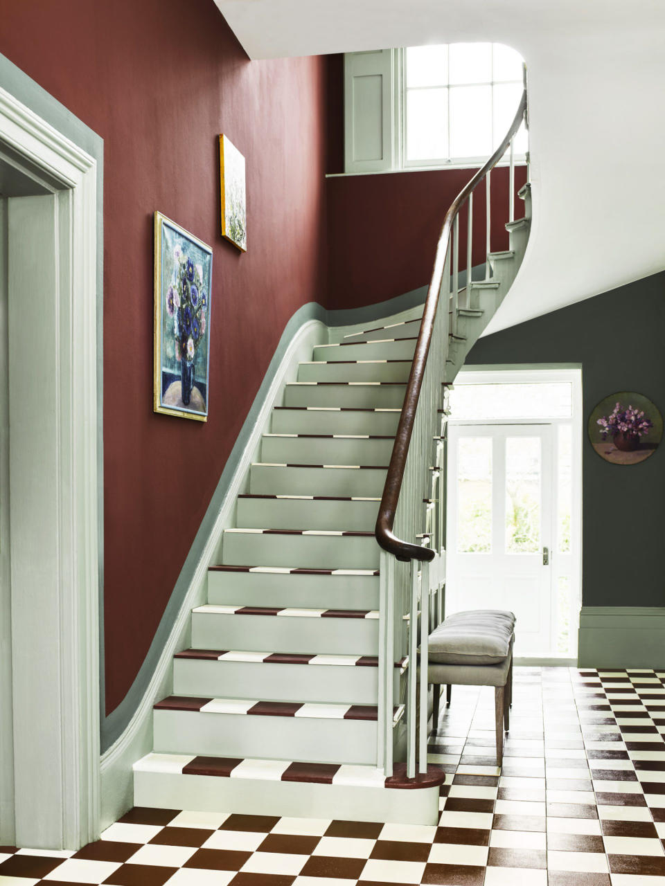 Lead the way with check or harlequin flooring