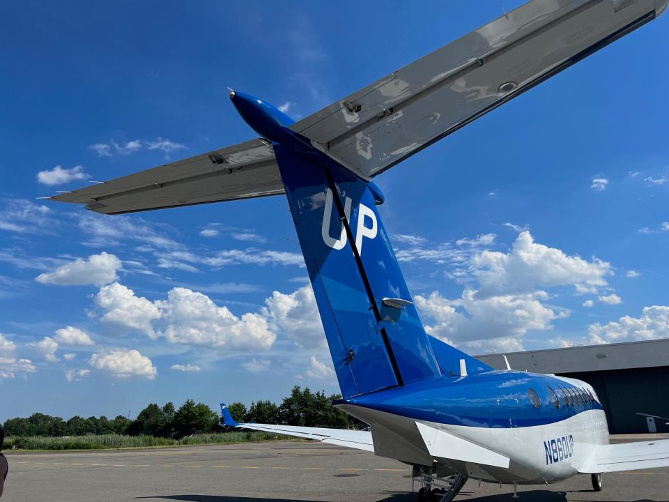 Wheels Up King Air 350i.