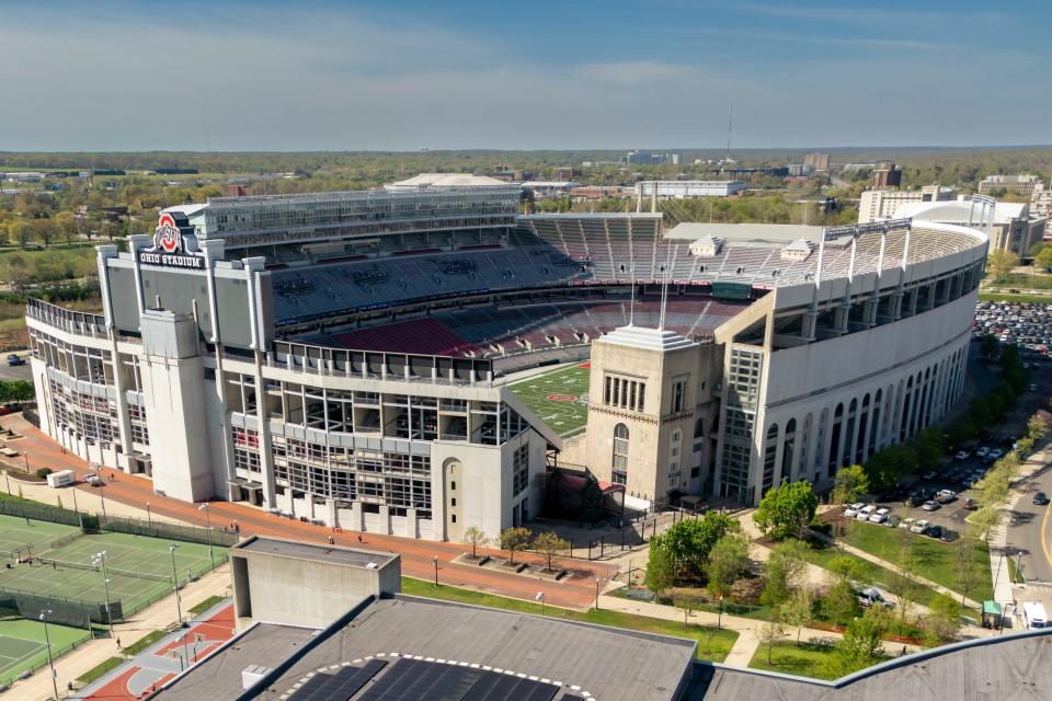 Apr 18, 2024; Columbus, Ohio, USA; Ohio Stadium