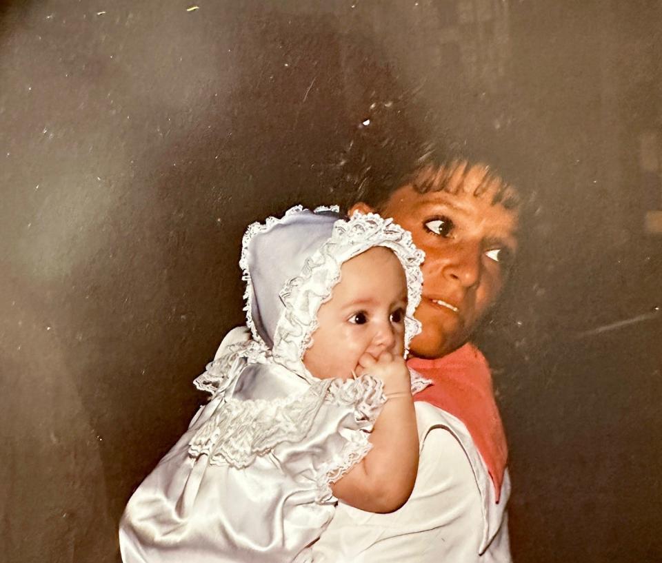 Miranda Malone and her mother, Rosalie Malone, 18 days prior to her mother’s death.