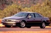 <p>Cadillac Seville Luxury Sedan</p><li>Won <em>Car and Driver</em> <a href="https://www.caranddriver.com/features/a25252134/10best-cars-2019/" rel="nofollow noopener" target="_blank" data-ylk="slk:10Best award;elm:context_link;itc:0;sec:content-canvas" class="link ">10Best award</a> in 1992</li><li>Northstar V-8 power, front-wheel drive</li><li>Ran alongside (before replaced by) the Catera/CTS</li><p>Mercedes-Benz SLS AMG</p><li>AMG's first dedicated stand-alone model</li><li>Revived the classic's 300SL gullwing doors</li><li>Black Series version brought GT3 racer to the road</li>