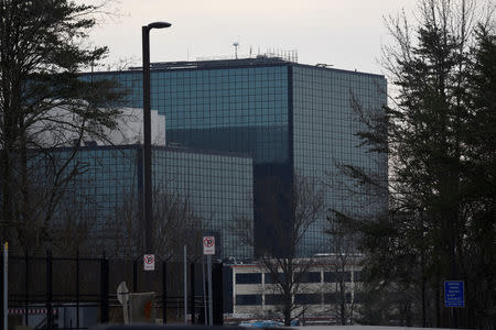 FILE PHOTO: The National Security Agency (NSA) headquarters is seen in Fort Meade, Maryland, U.S. February 14, 2018. REUTERS/Sait Serkan Gurbuz/File Photo