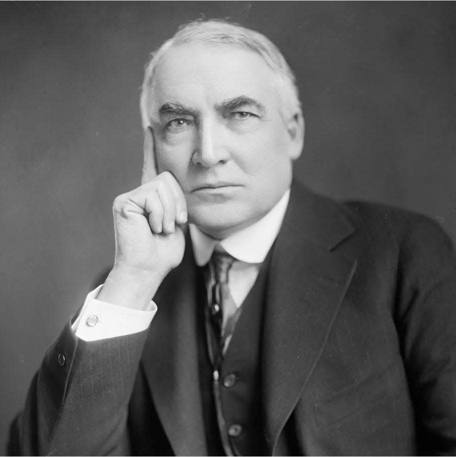 Warren G. Harding, 29th president of the United States.