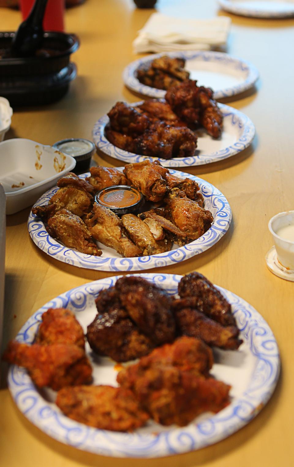 Reporters at The News Journal recently sampled the chicken wings that readers selected as the final four in the Delaware Wing Madness bracket challenge.