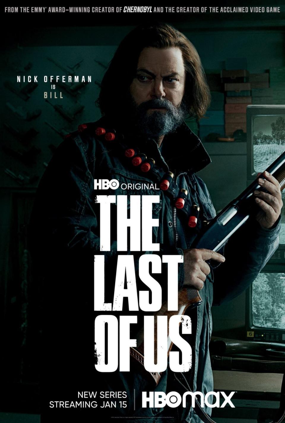 Nick Offerman as Bill from The Last of Us series on HBO Max