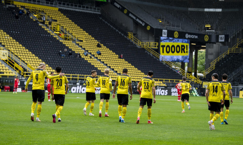 Dortmund gegen Leverkusen am 22. Mai (Bild: Alexandre Simoes/Borussia Dortmund via Getty Images)