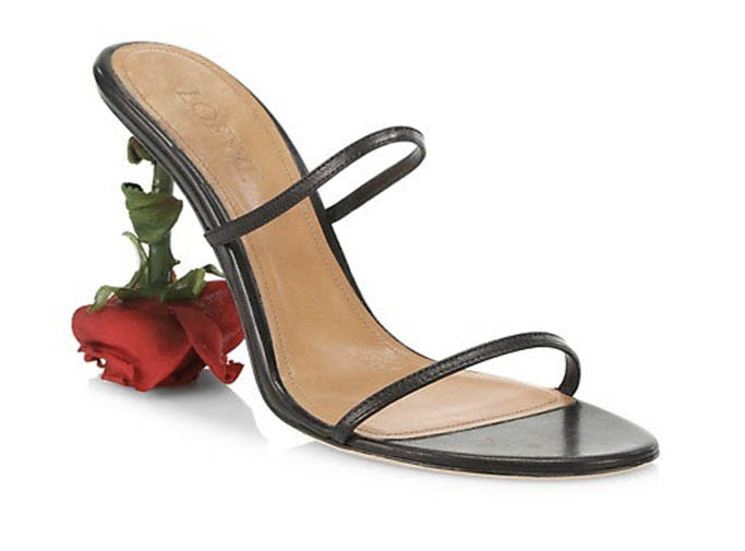 loewe, rose heels, sandals, heeled sandals,
