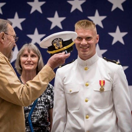 Lt. Hyrum Hanlon was commissioned in the U.S. Navy from Arizona State University in May 2017 and reported to Airborne Command and Control Squadron (VAW) 120 in January 2021. He died in a Wednesday, March 30, 2022, plane crash near Chincoteague, Virginia.